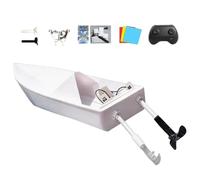 Rc Paper Boat DIY Kit, Electric Remote Control Boat With Double Propellers