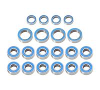 RC Part 20PCS Rubber Sealed Ball Bearing Kit for Tam-iya TT01 TT-01 TT01E TT01D TT02B 1/10 RC Car Upgrades Parts Accessories