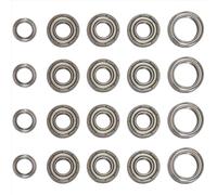 Rc Parts Accessories Compatible With Tamiya For TT-01 TT01D TT01E TT01R DF02 1/10 Remote Control Car Upgrade Parts Steel 20Pcs Ball Bearing Kit