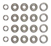Rc Parts Accessories Compatible With Tamiya For TT-01 TT01D TT01E TT01R DF02 1/10 Remote Control Car Upgrade Replacement Parts 20Pcs Ball Bearing Kit
