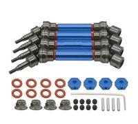 Rc Parts Accessories For Arrma 3s For Mega For Granite For Vorteks For Senton For Big Rock For Typhon 1/10 ARAC4041 AR310780 RC Car Part Front Rear Drive Shaft Set Accessories(Blue)