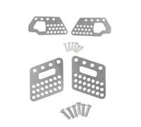 Rc Parts Accessories For Axial For Wraith 90018 1/10 Aluminum Alloy Front Rear Shock Mounts Modification Car Accessories RC Crawler Car Upgrade Parts(Silver,Set)