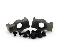 Rc Parts Accessories For HPI For Venture For FJ For Cruiser 1:10 116241 116868 Alloy Steering Arm Axle Housing End Set Rc Hobby Model Car Crawler Parts 2Pcs(Gray)