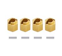 Rc Parts Accessories For TRX4M For Bronco For Defender 1/18 7mm Brass Wheel Hex Hub Extenders Adapters 4/5/6mm Replacement RC Crawler Car Model Parts Car Accessories