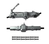 Rc Parts Accessories For WPL B14 B24 B16 B36 C14 C24 For Henglong For Feiyu For JJRC 1/16 Remote Control Car Metal Upgrade Modified Parts Metal Bridge Total RC Accessories(Gray)