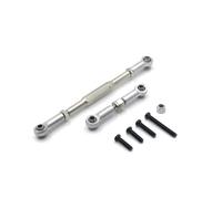 Rc Parts Accessories For WPL C14 C24 B14 B16 B24 B36 For HengLong For FeiYu For JJRC Metal Front Axle Steering Rod RC Car Parts And Accessories Upgrades Replacement(Silver)