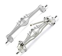 Rc Parts Compatible With Axial For Capra UTB10 1.9 For UTB For Currie F9 Metal CNC Portal Axle Front And Rear 1/10 RC Crawler Car Upgrade Parts(Silver)