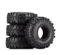 RC Parts Compatible With Axial For SCX10 90046 AXI03007 For Tamiya CC01 D90 D110 1:10 RC For Rock Crawler 4PCS 1.9" Rubber Tyre/Wheel Tires