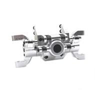RC Parts Compatible With Huangbo ZP1001 Rc Car Upgrade Modification Replacement Accessories Parts Aluminum Front Axle Shell(Silver)
