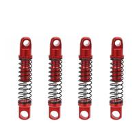 RC Parts Compatible With Jimny 1/16 RC Car Upgrade Modification Replacement Spare Accessories Parts Metal For Spring Shock Absorber(Red)