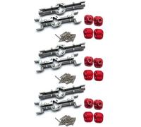 RC Parts Compatible With MN D90 D91 MN99 For MN99S 1/12 RC Car Upgrade Parts Accessories 3X Metal Front Rear Bridge Axle Housing Case