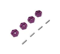 RC Parts Compatible With MN For MN82 LC79 For MN78 1/12 RC Car Upgrade Modification Parts Accessories Metal Hexagonal Joint(Purple)