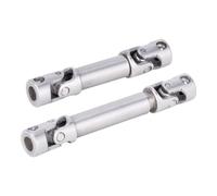 RC Parts Compatible With Redcat For Ascent 18 1/18 RC Crawler Car Upgrade Parts Accessories 2Pcs Stainless Steel Center Drive Shafts
