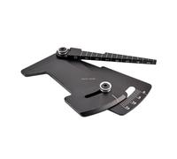 RC Parts Compatible With Tamiya For HSP For HPI 1/8 1/10 rc cars Adjustable Ruler Adjusting rc cars Wheel Rim Camber 15 Degrees For Hobby Tools CNC(Black)