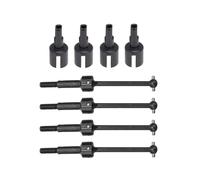 RC Parts Compatible With Tamiya For TT02 For TT-01 1/10 RC Car Upgrade Parts 8Pcs Metal Drive Shaft CVD Gearbox Joint Cup Differential