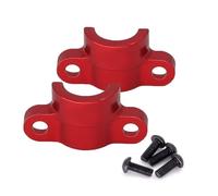 RC Parts Compatible With Tamiya For TT02 For TT-02 1/10 RC Car Parts Accessories 2pcs Metal Central Drive Shaft Cover Dogbone Fixed Mount(Red)