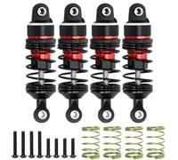 RC Parts Compatible With Traxxas For Mini For Slash For VXL 1/16 RC Car Upgrade Replacement Accessories Parts Metal Shock Absorber(Red)