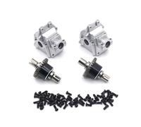 RC Parts Compatible With WLtoys 144001 144010 124010 124016 Rc Car Upgrade Parts Accessories Metal Gearbox And All Metal Differential(White)