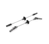 RC Parts Compatible With WPL C14 C24 C34 RC Car Part 1 Set Metal Front Axle Drive Shaft Rear Axle Shaft & 1 Set Front Rear Axle Shaft
