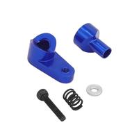 RC Parts For Arrma For GROM For Mini For MOJAVE For Granite For Typhon 1/14 1/18 Servo Arm Metal Upgrade RC Car Parts(Blue)