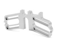 RC Parts For Arrma For Infraction For Limitless F1 For Felony 1/7 RC Car Upgrade Parts Aluminum Alloy Dual Motor Mount Double Holder(Silver)