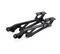 RC Parts For Arrma For Kraton For Typhon 6S 1/8 Aluminum Alloy Heavy Duty Wing Mount Modification Upgrade Repair Spare Toy(Black)