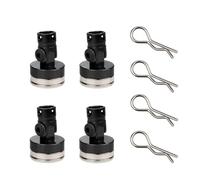 RC Parts For Axial For SCX10 For Traxxas For TRX4 For HSP For Sakura For Redcat Drift D90 D110 1/10 4pcs RC Car Body Posts Magnet Invisible Fixed Mount Parts(Black)