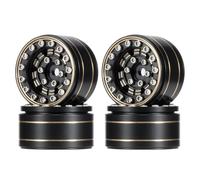 Rc Parts For FCX24 K5 For Blazer Enduro24 For TRX4M For SCX24 1/24 1/18 Brass 1.0 Inch Beadlock Wheel Rims Negative Offset Weights RC Crawler AX24