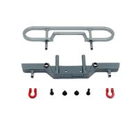 RC Parts For FMS FCX24M 124 For Camel D90 D110 For Discovery 1/24 Metal Front Bumper First Generation RC Upgrade Parts Accessories Components(Gray)