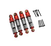 RC Parts For FMS For FCX24M D90 D110 1/24 First Generation For Discovery Of For Range For Rover Metal Parts Hydraulic Shock Absorber Spare Parts(Red)