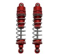 RC Parts For HB 1/10 R1001 R1002 R1003 RC Car Parts Metal Front And Rear Hydraulic Shock Absorbers Repair Upgrade Accessories Replacement(Red)