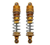 RC Parts For HB 1/10 R1001 R1002 R1003 RC Car Parts Metal Front And Rear Hydraulic Shock Absorbers Repair Upgrade Accessories Replacement(Yellow)