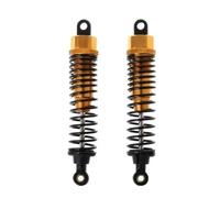 RC Parts For HSP 106004 166004 94106 94107 94166 94155 06002 06062 S345 2pcs 95mm Shock Absorber 1/10 RC Off Road For Buggy Short Truck(Yellow)