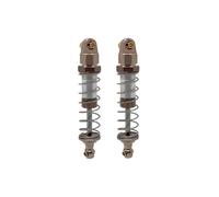RC Parts For Hyper For GO For MJX 1/12 H12Y Shock Absorber Adjustable Soft And Hard Oil Hydraulic System Metal Upgrade Parts Rc Car Truck(Champagne)