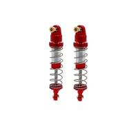 RC Parts For Hyper For GO For MJX 1/12 H12Y Shock Absorber Adjustable Soft And Hard Oil Hydraulic System Metal Upgrade Parts Rc Car Truck(Red)