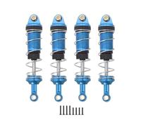 RC Parts For Hyper Go 14301 14302 14303 1/14 Metal Front Rear Hydraulic Oil Shock Absorbers 60MM Hole To Hole RC Car Upgrade Part(Blue)