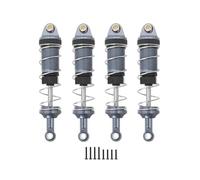 RC Parts For Hyper Go 14301 14302 14303 1/14 Metal Front Rear Hydraulic Oil Shock Absorbers 60MM Hole To Hole RC Car Upgrade Part(Titanium)