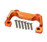 RC Parts For LOSI 4 U4 DB Pro TT LOS231054 1/10 Metal Front Bumper Fixed Mount Lasernut Tenacity RC Car Parts Upgrades Accessories(Yellow)