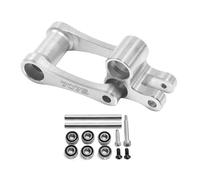 RC Parts For LOSI For Promoto-MX 1/4 Motorcycle Upgrade Parts Accessories rc cars Metal Brake Steering Arm Steering Servo Mount Los261013(Silver)