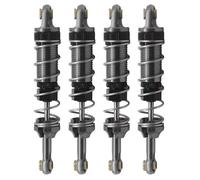 Rc Parts For MJX For Hyper Go 14301 14302 1/14 Metal Front And Rear Hydraulic Shock Absorbers Hole To 60MM Rc Car Upgrade Parts(Dark Grey)