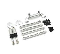 RC Parts For MN For MN168 For MN82 LC79 For MN78 Model 1/12 rc cars Parts Metal Upgraded Rod Shock Absorber Set Replacement Parts(Silver)