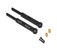 RC Parts For MN For MN82 MN82S MN82Pro 1/12 Aluminum Alloy Rear Axle Suspensions Links Kit RC Car Truck Upgrade Accessories(Black)
