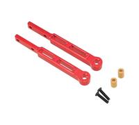 RC Parts For MN For MN82 MN82S MN82Pro 1/12 Aluminum Alloy Rear Axle Suspensions Links Kit RC Car Truck Upgrade Accessories(Red)