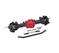 Rc Parts For MN128 G500 MN86 MN86K MN86KS MN86S 1/12 Rc Crawler Car Upgrade Complete Front Rear Differential Straight Axle With Diff Gear(Black,Front axle)