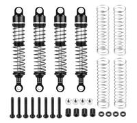 RC Parts For Redcat For Ascent 1/18 4pcs 62mm Aluminum Threaded Oil Filled Shocks Absorber Damper RC Car Upgrade Parts Accessories Replacement