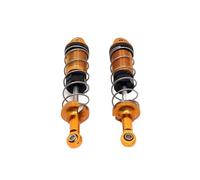 RC Parts For SCY 4WD 1/16 RC Car Spare Parts Metal Upgrade Front And Rear Hydraulic External For Spring Shock Absorber Repair Accessories Replacement Parts(Yellow)