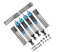 RC Parts For Tamiya CW-01 Lunch Box Midnight Pumpkin For Unimog 406 Aluminum Alloy Oil Shocks Dampers For Chassis Upgrade Parts(Blue)
