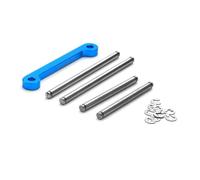RC Parts For Tamiya For GF01 WR02 WR GF G6 54695 Aluminum Alloy Support Bridge, Stainless Steel A-arm Shaft