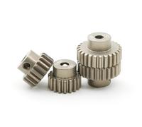 RC Parts For Tamiya For TT01 For TT02 TB02 TA05 rc cars Upgrade Parts Accessories Metal 18T 19T 24T 25T Pinion Gear Moter Gear