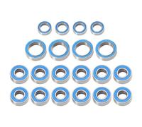 RC Parts For Tamiya For TT01 TT01E TT01D For TT02B 1/10 rc cars Upgrades Parts Accessories 20PCS Rubber Sealed Ball Bearing Kit